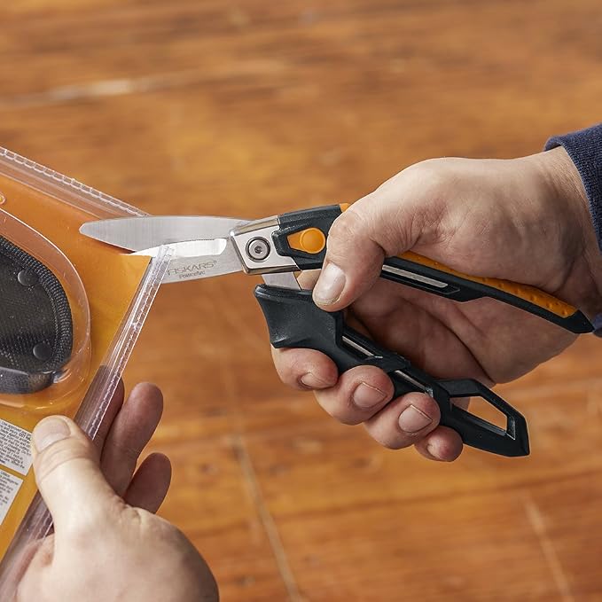 Fiskars PowerArc Utility Snips, Heavy-Duty Cutting Shears - Image 5