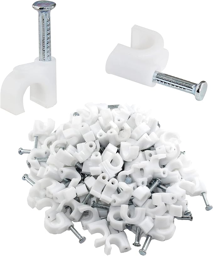 Bonsicoky 100Pcs Nail Cable Clips - Image 5