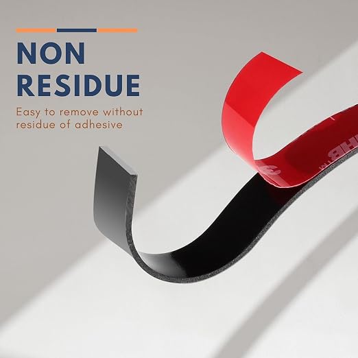 3M Double Sided Mounting Tape 2 Pack 0.5" Width 5925 VHB Black Foam Tape High - Image 3