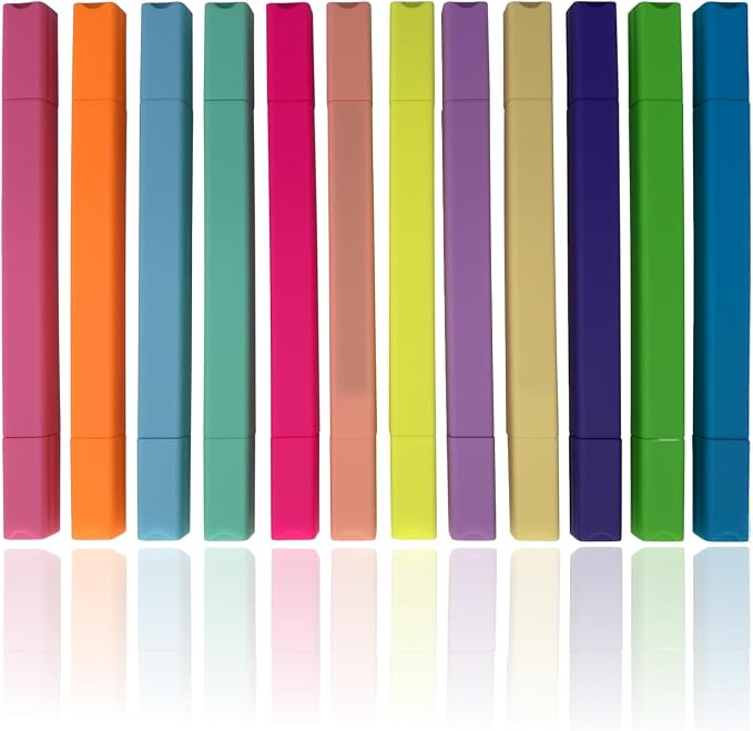 konket 12pc Bible Highlighters And Pens No Bleed Cute Highlighter by KONKET
