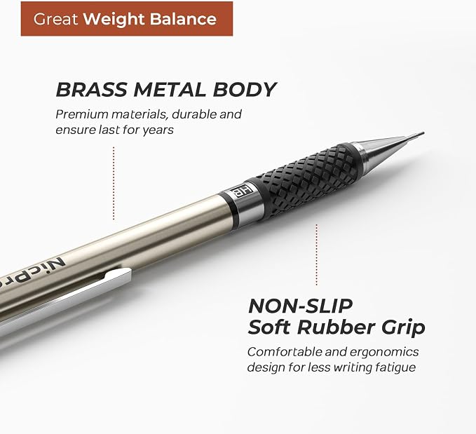 Nicpro Art Mechanical Pencil Set in Case, Lead Pencil - Image 3