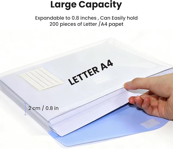 11-Hole Binder Pockets, Fits Letter / A4 Size - Image 5
