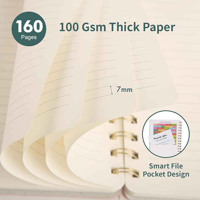 Spiral Notebook-5.75" x 8.125" College Ruled Journal - Image 4