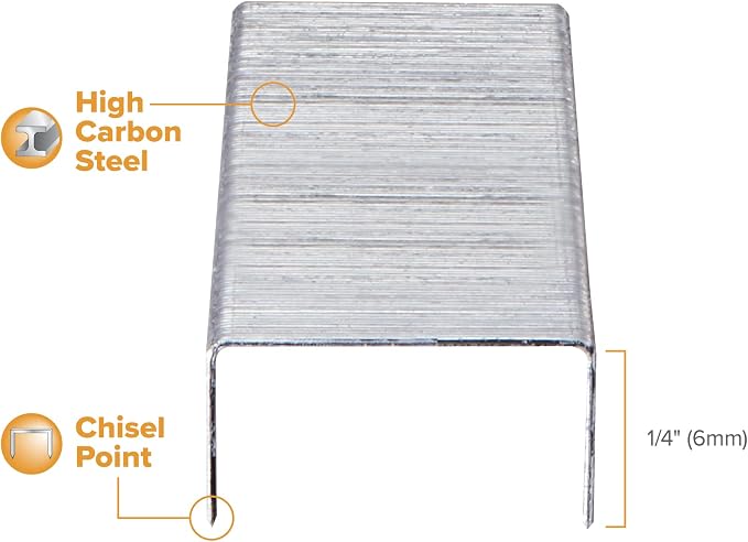 Bostitch Office Bostitch SBS1914CP Standard Staples, 1/4" Leg Length - Image 2