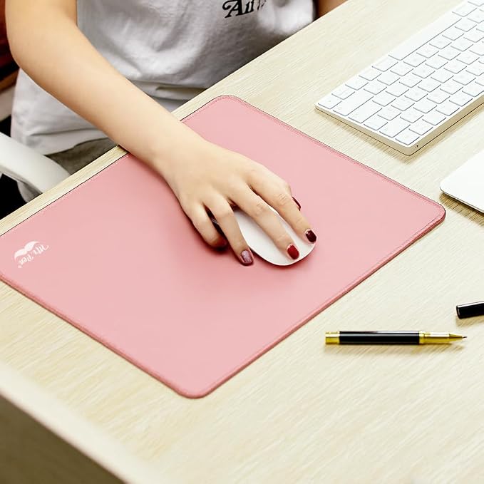 Mr. Pen- Mouse Pad with Anti-Fray Stitched Edges, 12.5"x 10.5", 2 Pack | Pink - Image 7
