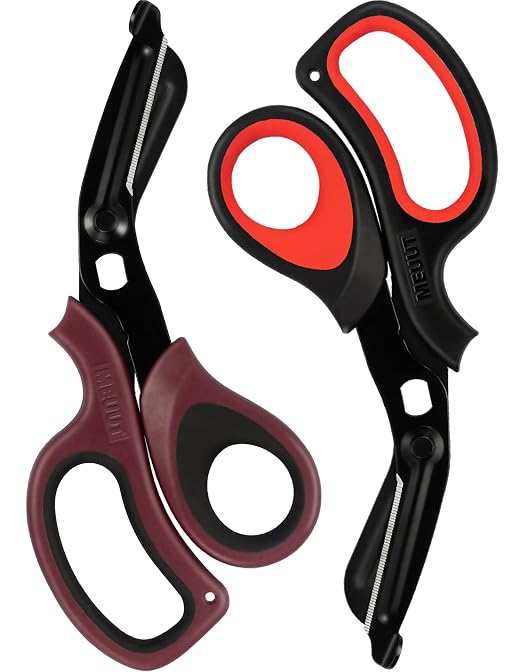 MEUUT 2 Pack Trauma Shears Patented Bandage Scissors by MEUUT