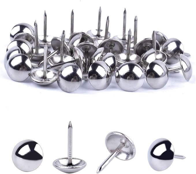 Premium Silver Thumb Tacks, Extra Long Push Pins by lengedhope
