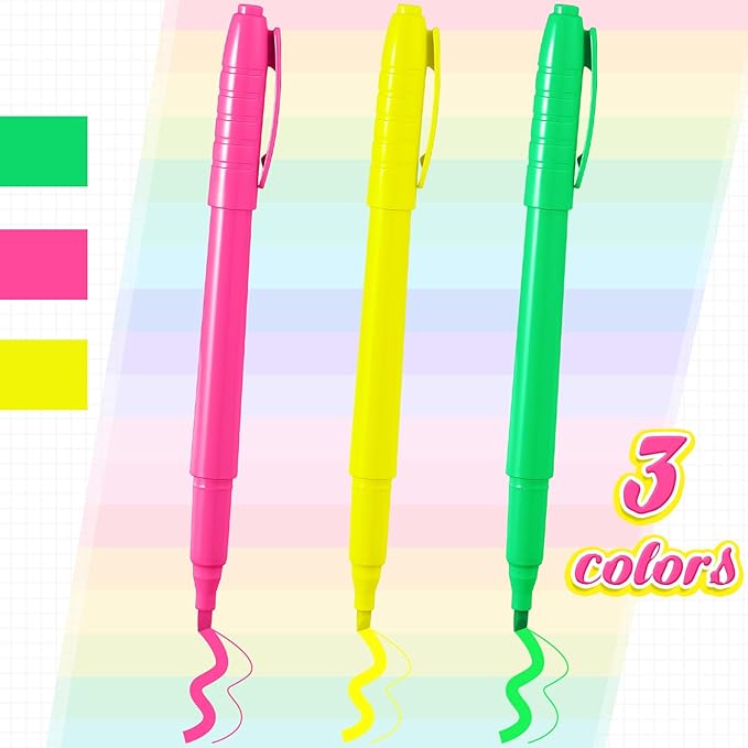 Seajan 120 Pack Highlighters Assorted Colors Highlighter Markers Chisel Tip Highlighter Pens Quick Drying Markers Bulk for Adults Home Office Supplies(Bright Colors)-DeskLoop Office