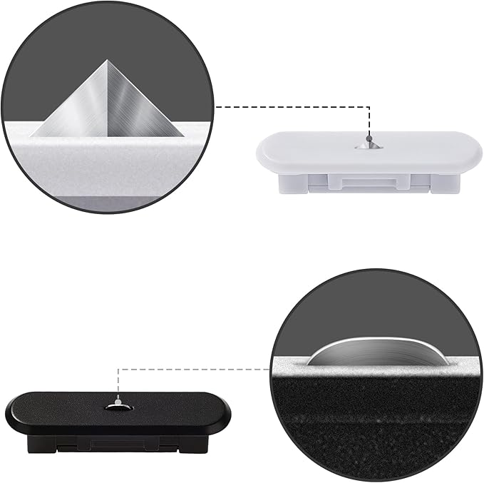 6-Pack Trimmer Replacement Blades for Fiskars Paper Trimmer, Replacement Blade for All Series of Fiskars/Portable&Precision Trimmer,Arts and Crafts,4 Cutting&2 Scoring Blades,a Slider,Blue-DeskLoop Office