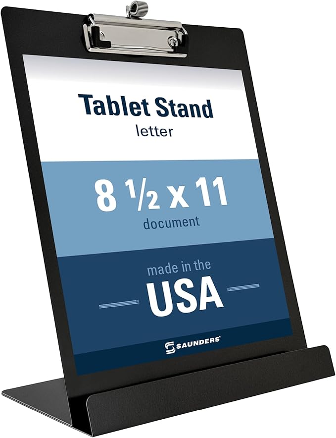 Saunders Free Standing Clipboard and Tablet Stand, School & Work by Saunders