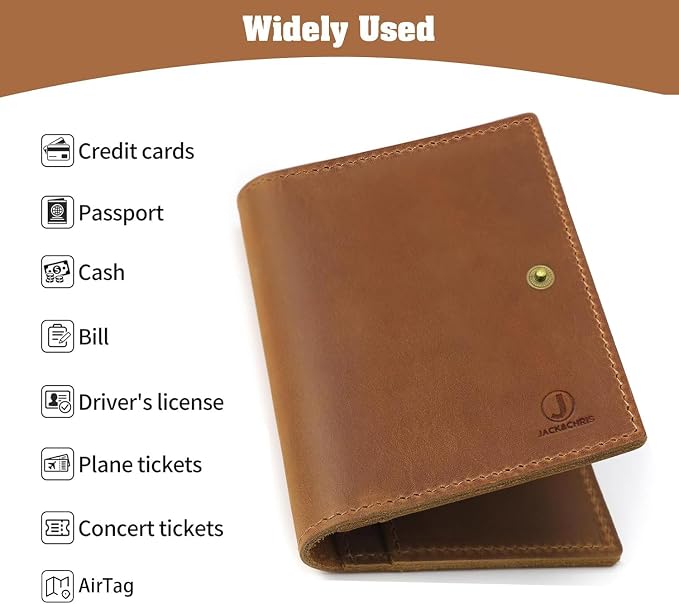 Jack&Chris Genuine Leather Passport Holder - Image 5
