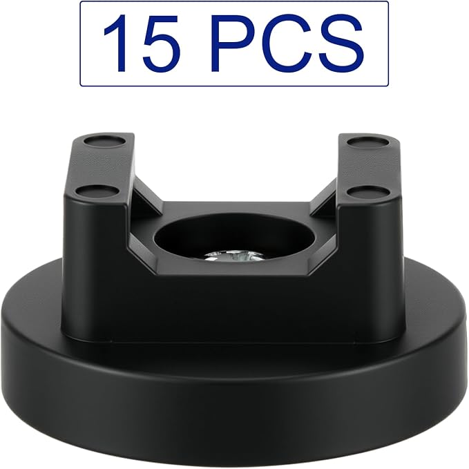 Yookeer Magnetic Zip Tie Mount Base Black Magnetic Cable Clips Wire Holder - Image 5