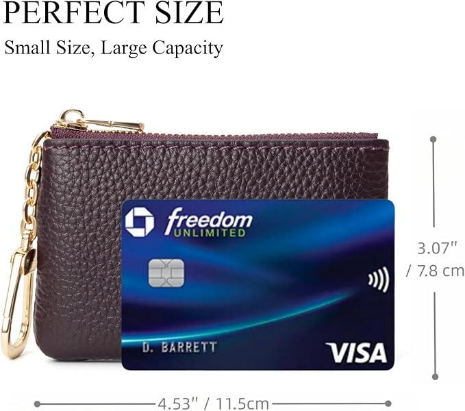 Full Grain Leather Coin Purse - Image 3