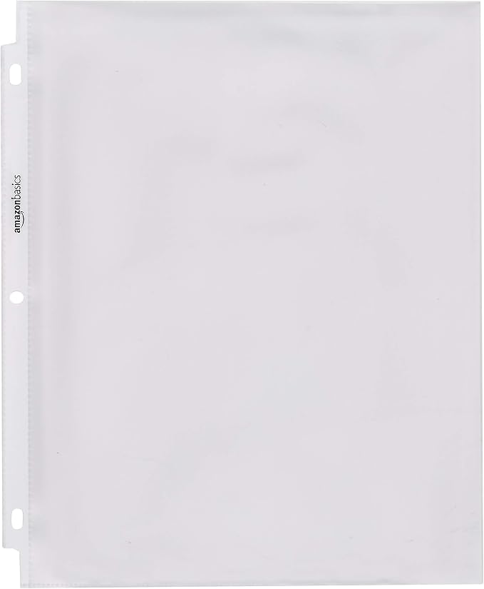 Amazon Basics Heavy Duty Non-Glare Sheet Protector - Image 2
