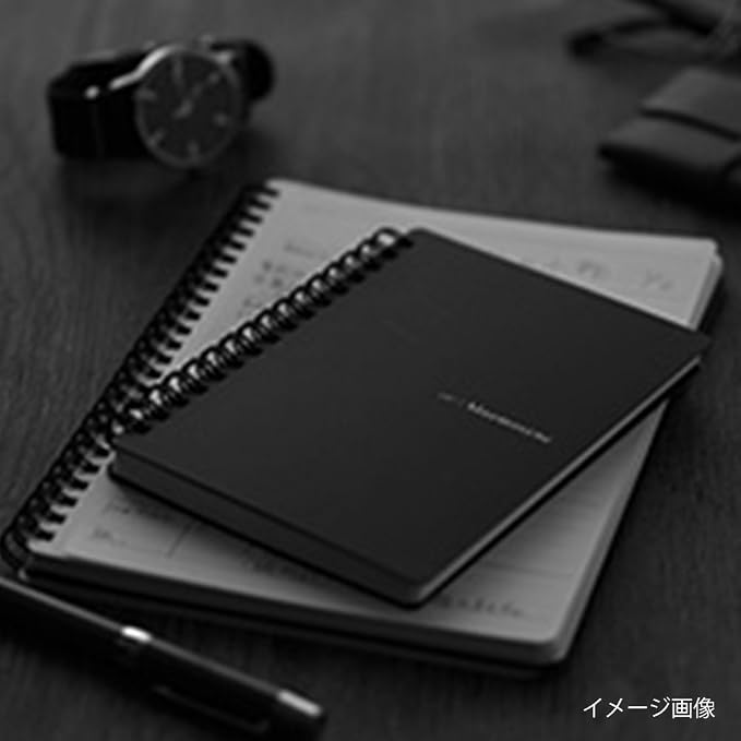 Maruman Mnemosyne Dot Grid Notebook- A4, 11.69" x 9.25", 70 Sheets / 140 Pages - Image 6