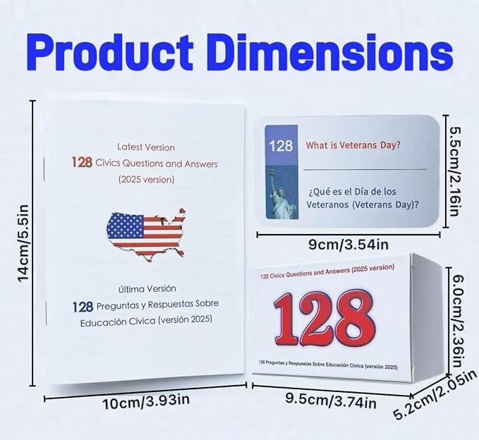 US Citizenship Flash Cards 2026-128 USCIS Civics Questions & Answers, Civics - Image 2