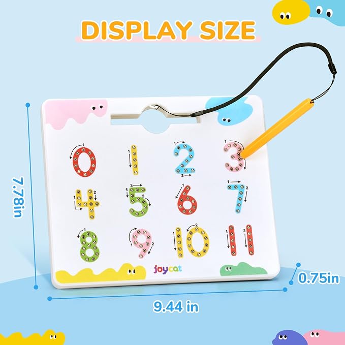 JoyCat Double-Sided Magnetic Number Tracing Board - Image 8