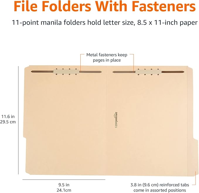 Amazon Basics Manila File Folders - Image 6