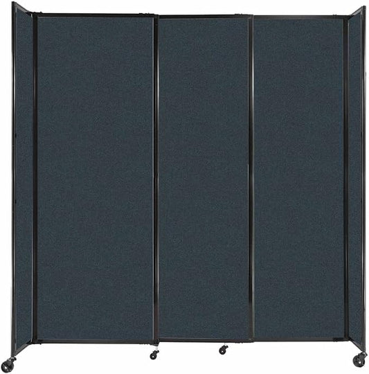 Versare Straightwall Sliding Portable Wall Partition | Freestanding Office by VERSARE