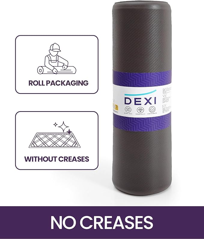 DEXI Kitchen Mat Cushioned Anti Fatigue, Non Slip Waterproof Comfort Standing Floor Rug for Kitchen, Office, Sink, Laundry, 48x20, Brown-DeskLoop Office