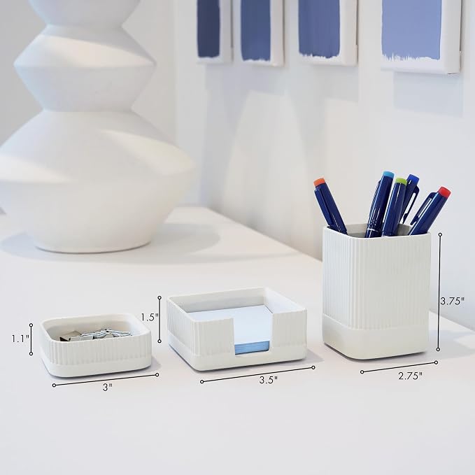 Aesthetic Desk Organizer Set of 3 - Image 7