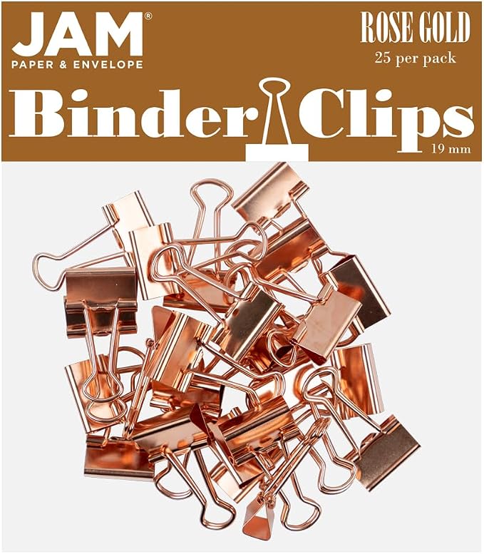 JAM PAPER Colorful Binder Clips by JAMPaper