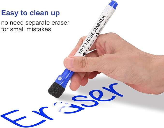 Comix Magnetic Dry Erase Markers, Fine Tip Whiteboard Markers - Image 4