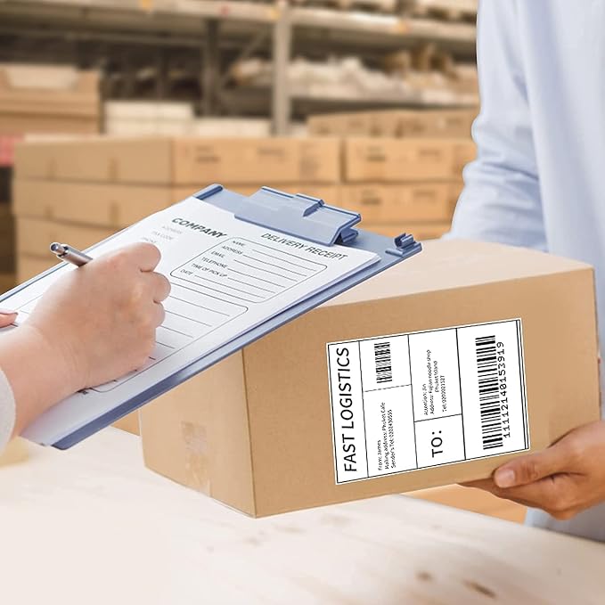 RyhamPaper 4" x 6" Fanfold Label Direct Thermal Labels - Image 7