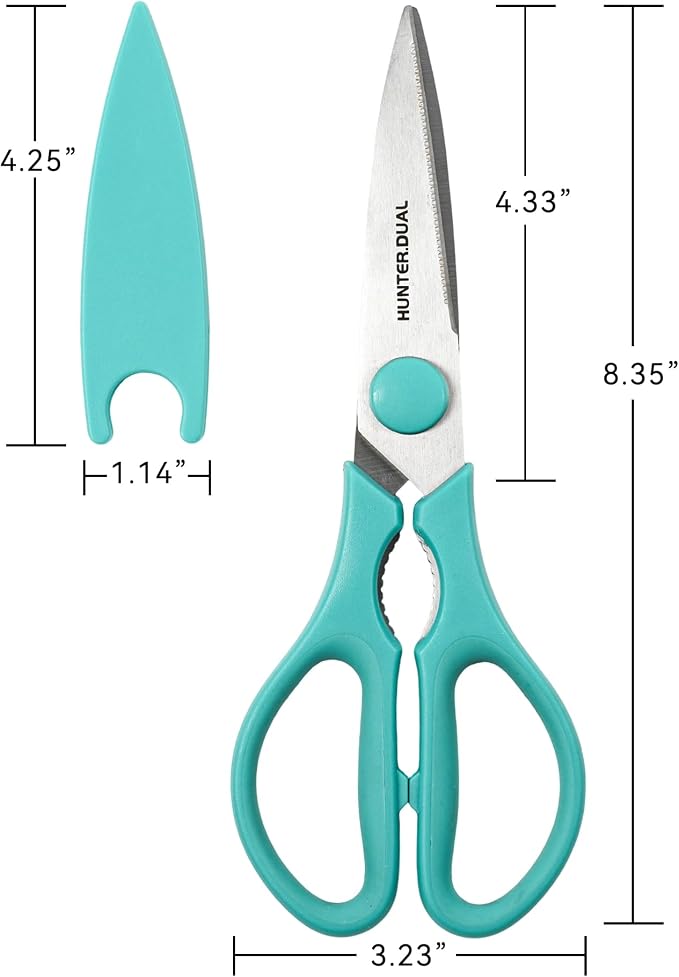 Kitchen Scissors for Food, HUNTER.DUAL Heavy Duty Come Apart Poultry Shears for - Image 5