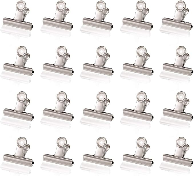 Metal Bulldog Clips, 1.25 Inches by ReNext