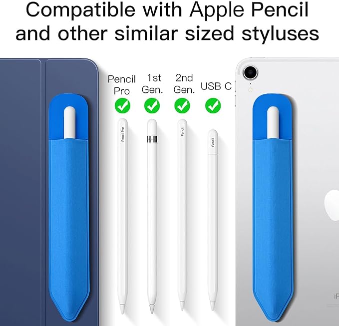 MoKo Pencil Holder Sticker Fit Apple Pencil Pro, Apple Pencil, Apple Pencil - Image 2