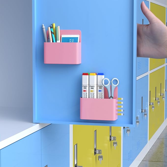 Mabrasse 2p Magnetic Dry Erase Marker Holder, Pen and Eraser Holder - Image 5