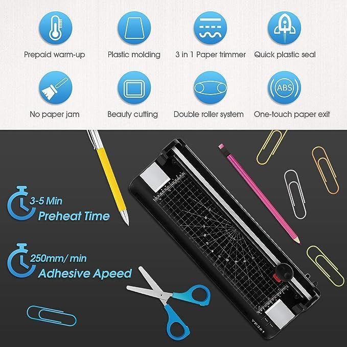 A3/A4/A6 Laminator Machine, YE381 Thermal Laminating Machine - Image 3