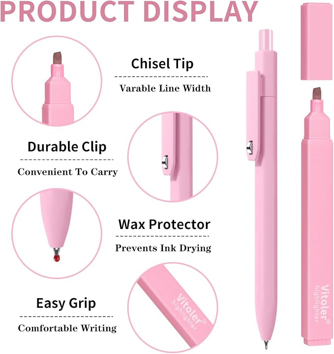 Piochoo Highlighters and Pens Set - Image 7