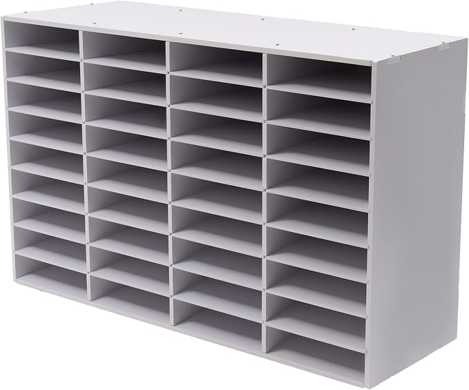 36 Slots Literature Organizer, Desktop Paper & Mail File Sorter by DreamRcoach