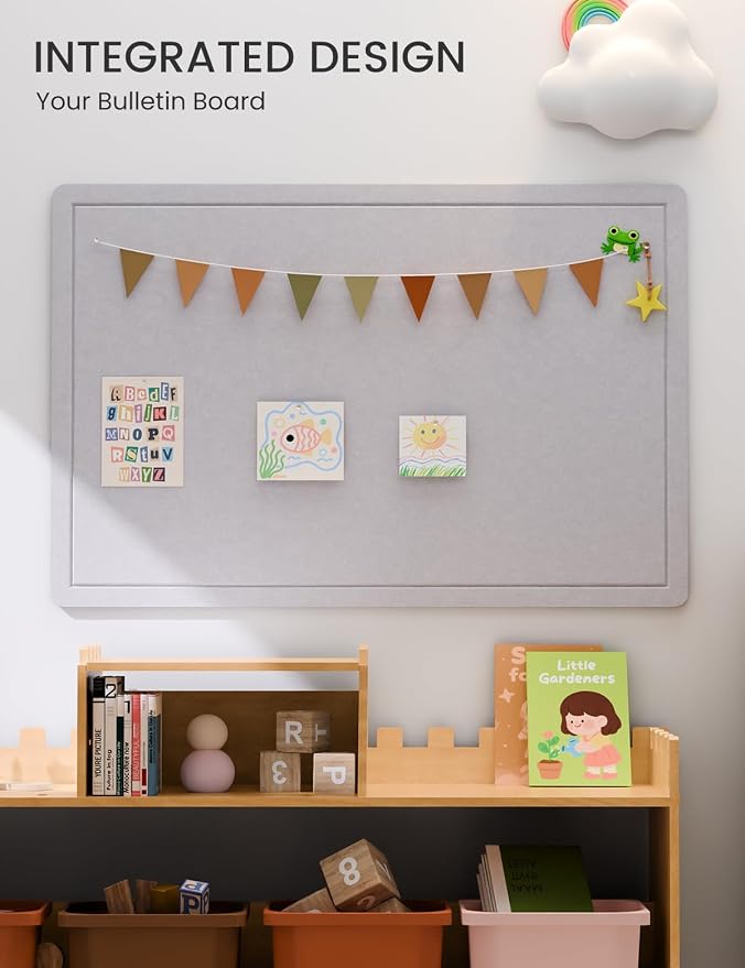 Fluxynara Bulletin Board, 35.4" x 23.6" Cork Board Alternative - Image 6