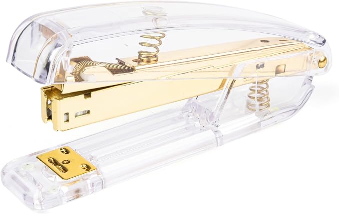 Staplers for Desk, Acrylic Stapler for Office School by ADABOO