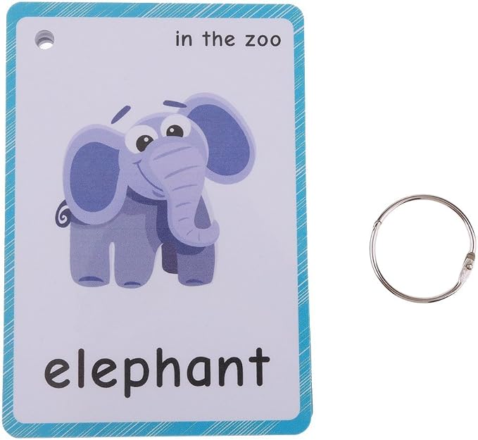 32 pcs Wild Animals Flashcards for Kids | Learning Cards & Montessori Pocket - Image 2