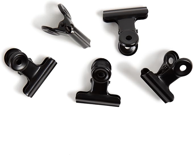 U Brands Black Bulldog Clips, Office Organization Supplies - Image 2