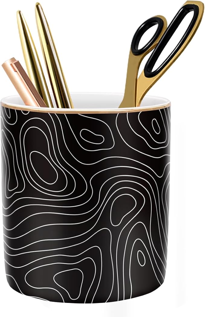 Large Capacity Pen Holder, Pencil Cup by WAVEYU