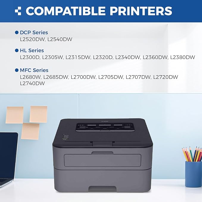 DR630 Drum Unit (Not Toner) Replacement Compatible for Brother DR-630 Imaging Drum HL-L2380DW HL-L2320D HL-L2340DW DCP-L2540DW MFC-L2700DW MFC-L2720DW HL-L2300D HL-L2360DW MFC-L2740DW Printer 2-Pack-DeskLoop Office