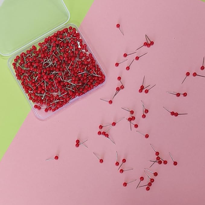 500 Pieces Map Push Pins, Small Round Head Marking Pins, Round Head Push Pin - Image 6