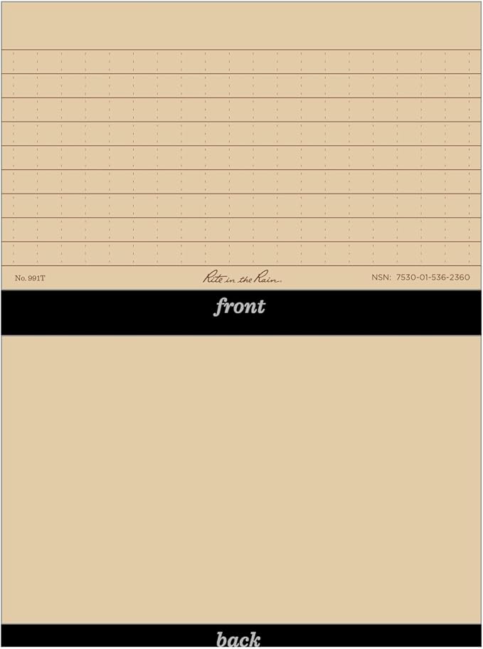 Rite in the Rain Weatherproof Index Cards, Universal Pattern - Image 2