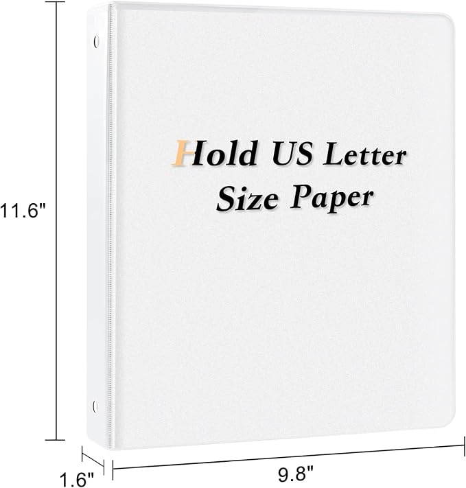 CIXILDTS 1-inch Round Ring Binder - Image 2