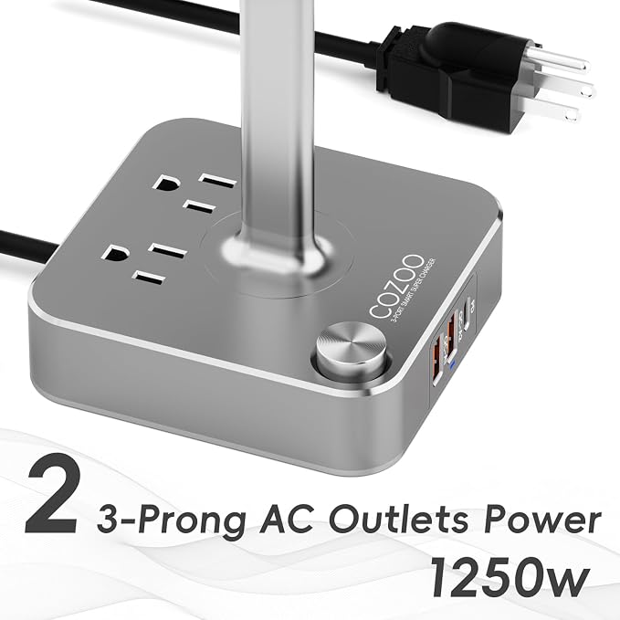 Headphone Stand with PD Fast Charger & QC3.0, Gaming Headset Holder with 3 USB - Image 5