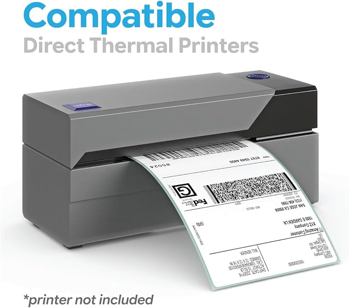 Buhbo 4 x 6 Direct Thermal Labels, Perforated and BPA Free, Compatible - Image 6
