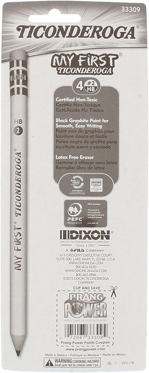 My First Ticonderoga Primary Pencil and Bonus Sharpener- 2 Pk - Image 5