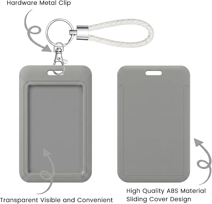 ID Card Badge Holder Key Chain - Image 3