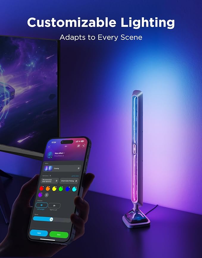 Govee Gaming Light Bars Pro, 16-Inch Smart RGBIC Wi-Fi LED Game Lights | - Image 8