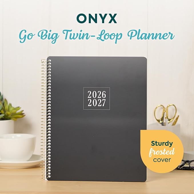 GO BIG Large-Print Planner April 2026– June 2027, 15-Month Twin-Loop-Bound - Image 2